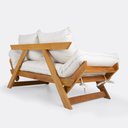 Ver imagem 3 de Sofá de Madeira 2 Lugares Japão Impermeável Nobre