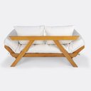 Ver imagem 4 de Sofá de Madeira 2 Lugares Japão Impermeável Nobre