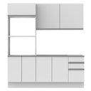 Ver imagem 6 de Cozinha Compacta 2 Gavetas e 8 Portas Acordes Glamy Madesa