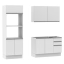 Ver imagem 5 de Cozinha Compacta 2 Gavetas e 8 Portas Acordes Glamy Madesa