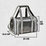 Bolsa de Viagem para Transporte Pet Cinza - 2
