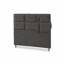 Ver imagem 5 de Cabeceira para Cama Casal Estofada 1,38 ,Mts Alice Vilajo: Suede Crush Cacau