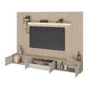 Ver imagem 4 de Rack com Painel para TV até 89 Polegadas 270x200cm com LED 100% MDF Astro Yescasa