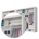 Ver imagem 4 de Closet Casal Premium Clarice Plus 06 Portas 8 Gavetas Branco
