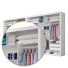 Closet Casal Premium Clarice Plus 06 Portas 8 Gavetas Branco - 4