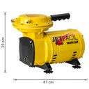 Ver imagem 7 de Motocompressor de Ar Jet Fácil Plus Motor Monofásico 110 Volts com Acessórios 4P60HZ 920.1300-0 Schu