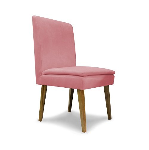 Cadeira Java Rosa Cadeira de Jantar Jade Suede Rosa - Meu Lar Decorações | MadeiraMadeira