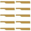 Ver imagem 1 de Conjunto 10 Puxadores Direitos Dourado 18cm Organize Masutti Aço Carbono Móveis Portas Gavetas