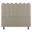 Ver imagem 2 de Cabeceira Cama Box Solteiro Lana 100cm Linho Bege - Desk Design