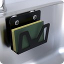 Ver imagem 2 de Porta Esponja De Pia Com Ventosa Suporte Bucha Preto ELG