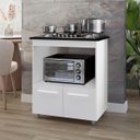 Ver imagem 1 de Balcão Cali para Cooktop 5 Bocas 2 Portas Cozinha Mb1 75cm