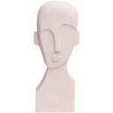 Ver imagem 3 de Decoração Escultura Face em Poliresina Branco Mart 21329