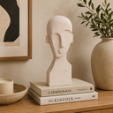 Ver imagem 5 de Decoração Escultura Face em Poliresina Branco Mart 21329