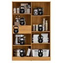 Ver imagem 4 de Armário Multiuso Neo 2 Portas 2 Prateleiras MDP 90,2cm Off White Demóbile
