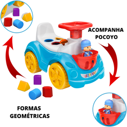 Totokinha Triciclo Andador Pocoyo com Boneco - 4