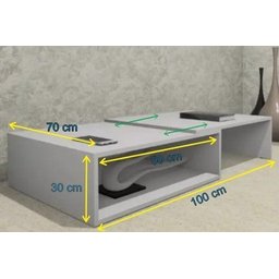 Mesa de Centro Extensível Designer - 3