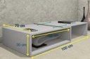 Ver imagem 3 de Mesa de Centro Extensível Designer