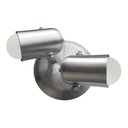 Ver imagem 2 de Spot Direcionável Duplo Em Alumínio Para Lâmpadas E27 Alumínio Escovado