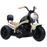 Mini Moto Eletrica Infantil Chopper Som e Luz 6v Bege - Importway - 1
