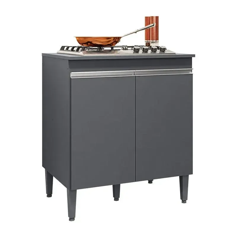 Balcão Cooktop Andréia Cinza - Ajl