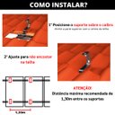 Ver imagem 7 de Kit Estrutura Suporte Fixador para 07 Placas Painel Solar Alumínio e Inox | Telha Cerâmica e Cimento