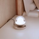 Ver imagem 4 de Abajur Luminária de Mesa Dama Interruptor e Globo e Lâmpada Branco Frio Decoração Casa Sala Quarto