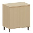Ver imagem 1 de Balcão para Cozinha 80 Cm 2 Portas Mdf/mdp Aurora Carvalho