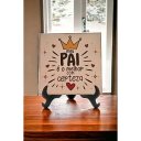 Ver imagem 2 de Azulejo Decorativo - Meu Pai É o Melhor - 14,5 X 18,5 X 9cm