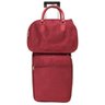 Kit Conjunto Mala De Rodinha a Bordo e Bagagem de Mão Textura Pontos Cores - Vermelho - 1