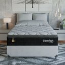 Ver imagem 6 de Cama Box Casal + Colchão Comfort Class Pillow Top 138x188 Preto/suede Branco