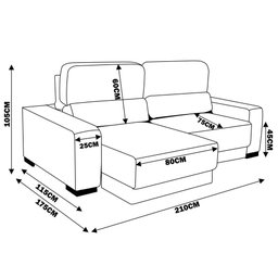 Sofá Retrátil Reclinável 3 Lugares Couro Off White - 2