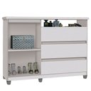 Ver imagem 3 de Cômoda Branca com Sapateira - Sky