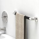 Ver imagem 7 de Barra Alca Apoio 40cm Kit 3 Uni Suporte Inox Antiderrapante Box Banheiro Idoso Gestante Pcd Evita Ac