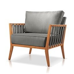 Poltrona Jade fabricação própria Cinza - 1