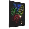 Quadro Decorativo Harry Potter Magia Casas - 1