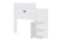 Ver imagem 3 de Cabeceira ACAP Para Cama Box Solteiro Com Prateleiras Laterais Para Objetos Cor Branco JA