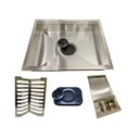 Ver imagem 1 de Calha Úmida Inox Escovado Gourmet 50x40 C/ Acessórios.
