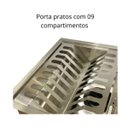 Ver imagem 3 de Calha Úmida Inox Escovado Gourmet 50x40 C/ Acessórios.