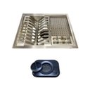 Ver imagem 2 de Calha Úmida Inox Escovado Gourmet 50x40 C/ Acessórios.