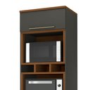 Ver imagem 4 de Torre Quente Munique - Mdp 1 Porta 3 Gavetas Espaço Forno e Micro-ondas - Indekes