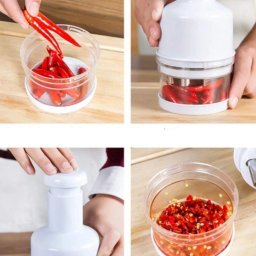 Triturador Multiuso de Alimentos Alho e Cebola Bea Decor - 5
