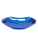 Ver imagem 1 de CUBA DE VIDRO RETANGULAR ABAULADA 45CM AZUL ESCURO