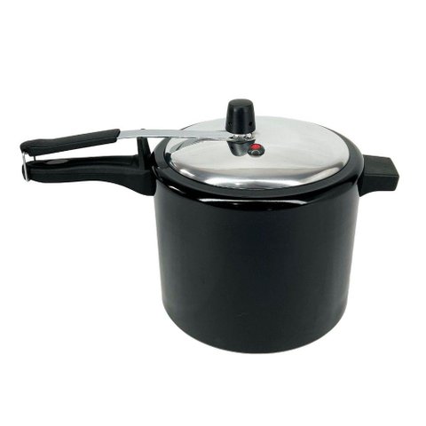 Panela de Pressão 7 Litros Alumínio - Preto