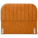 Ver imagem 3 de Cabeceira Cama Box Queen Estofada Orgânica 160cm Alice W01 Couríssimo Whisky - Lyam Decor