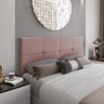 Cabeceira Bruna de Cama Box Casal 1,40:rose - 2