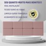 Cabeceira Bruna de Cama Box Casal 1,40:rose - 4