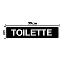 Ver imagem 2 de Combo 6 Placas De Sinalização Toilette 30x7 Acesso - A-429 F9e
