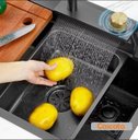 Ver imagem 5 de Cuba Inox Preta Pia Cozinha Gourmet Luxo 75x46cm