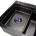 Ver mais imagens de Cuba Inox Preta Pia Cozinha Gourmet Luxo 75x46cm