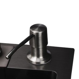 Cuba Inox Preta Pia Cozinha Gourmet Luxo 75x46cm - 5